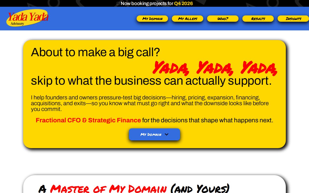 Yada Yada Advisory | Finance & Strategy Solutions for Business Growth